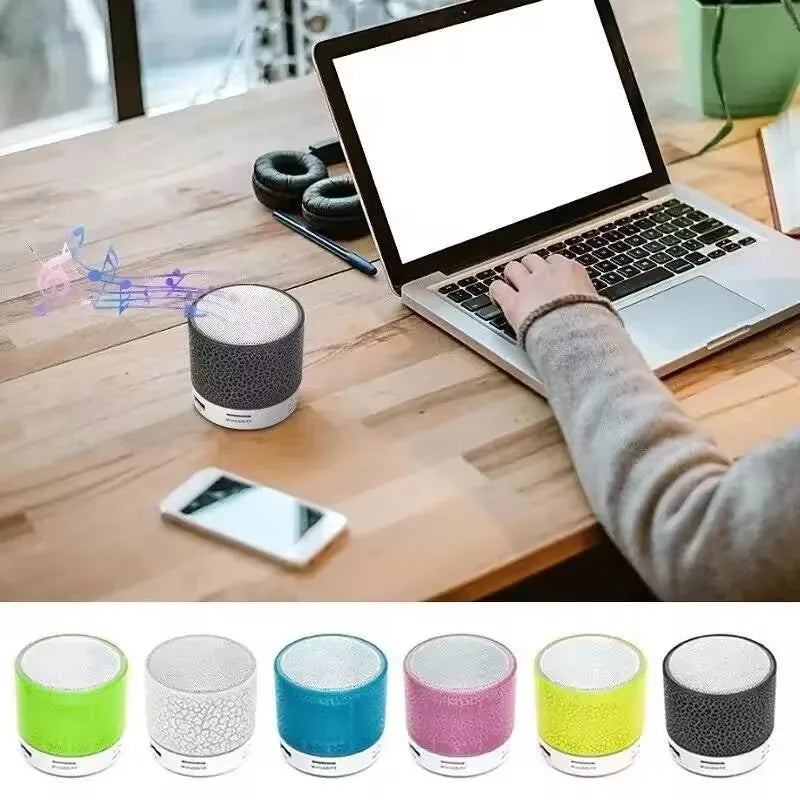 Mini Bluetooth LED Speaker β Crackle Design