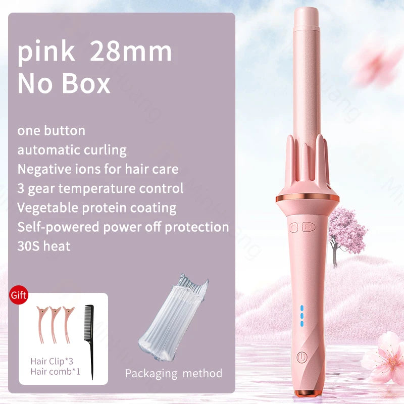 Pro Curling Iron with Auto Curl & Ion Tech