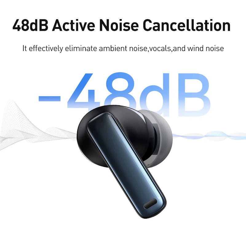 Wireless ANC Earbuds Hybrid Noise Canceling & 3D Audio