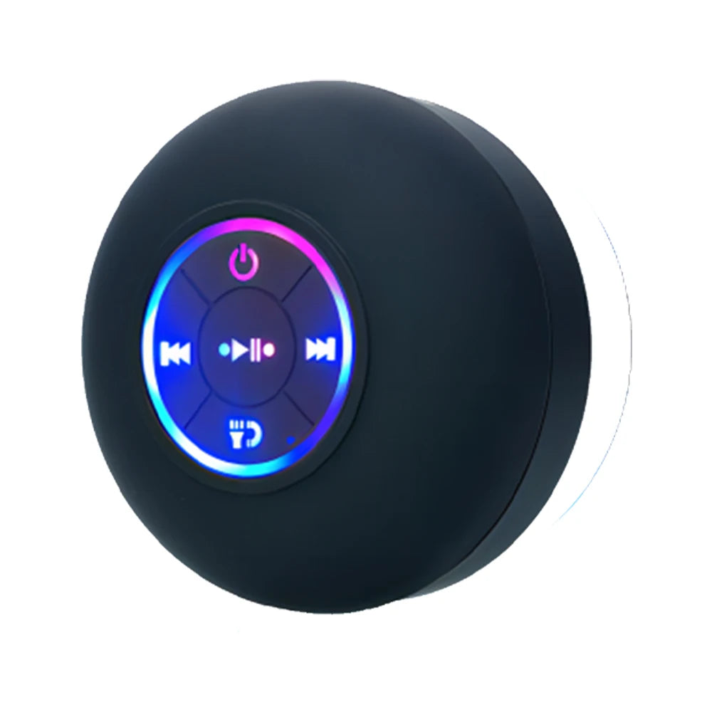 Portable Bluetooth Speaker with LED Lights- Waterproof