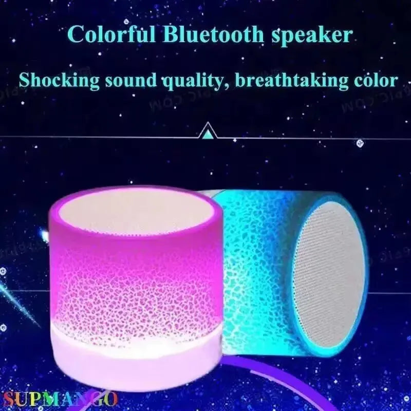 Mini Bluetooth LED Speaker β Crackle Design