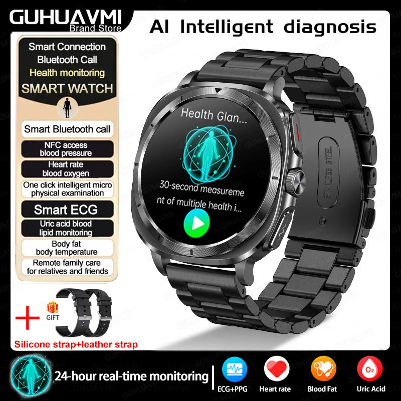 Galaxy Watch 7 Smartwatch โ ECG+PPG, Blood Pressure & Body Fat Tracker