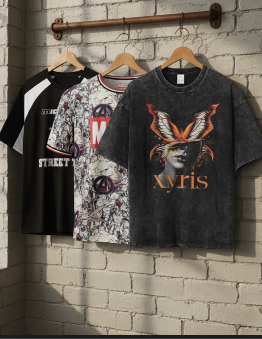 Graphic T-Shirts Pack Of 3