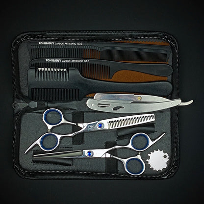 Professional 6" Japan 440C Hairdressing Scissors & Thinning Tools Set