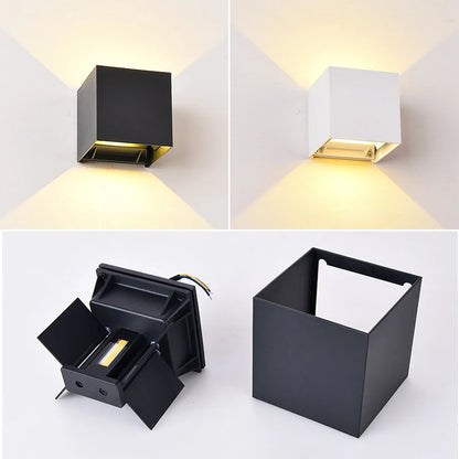 LED Wall Lamp with Motion Sensor – IP65 Waterproof