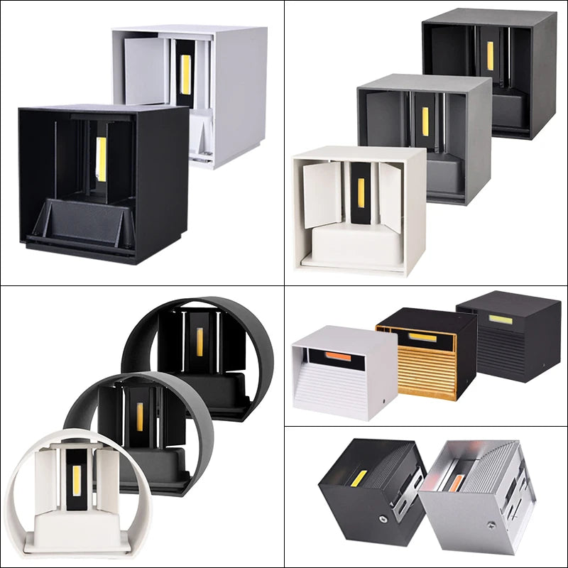 LED Wall Lamp with Motion Sensor – IP65 Waterproof