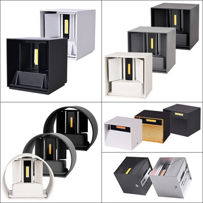 LED Wall Lamp with Motion Sensor – IP65 Waterproof
