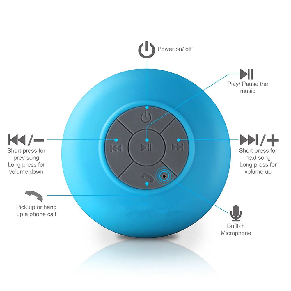 Mini Bluetooth Shower Speaker