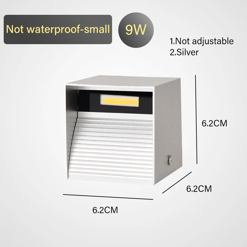 LED Wall Lamp with Motion Sensor – IP65 Waterproof