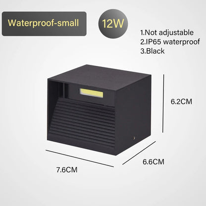 LED Wall Lamp with Motion Sensor – IP65 Waterproof