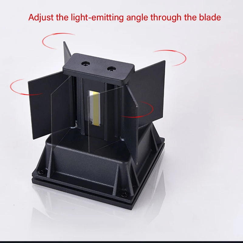 LED Wall Lamp with Motion Sensor – IP65 Waterproof