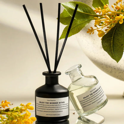 50ML Freesia & Jasmine Fragrance Oil with Rattan Sticks