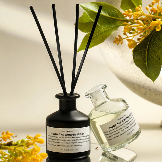 50ML Freesia & Jasmine Fragrance Oil with Rattan Sticks