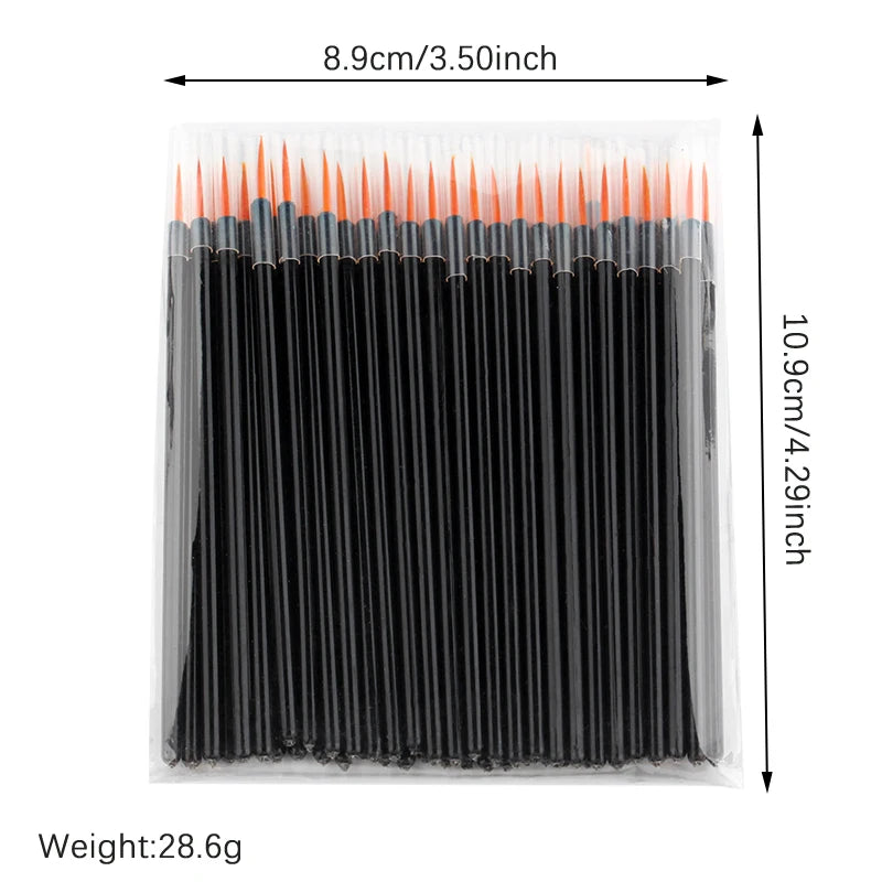 50PCS Disposable Eyeliner Brushes