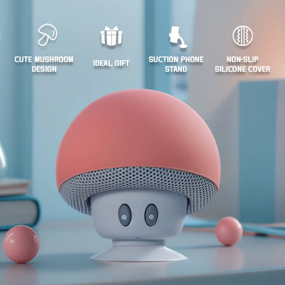 Cartoon Mushroom Mini Bluetooth Speaker