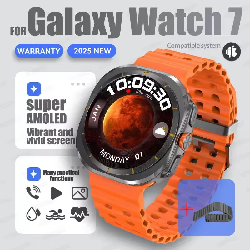 Samsung Ultra Watch 7 with GPS, NFC, 32GB & Bluetooth Calling