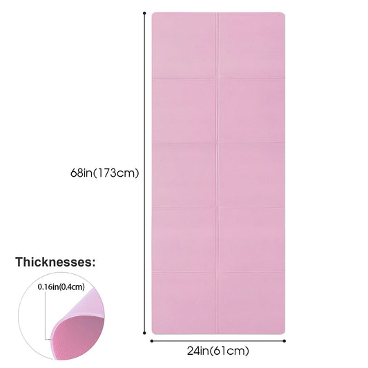 Non-Slip EVA Yoga Mat 4mm Thick