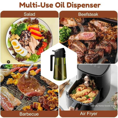 2-in-1 Olive Oil Dispenser & Sprayer