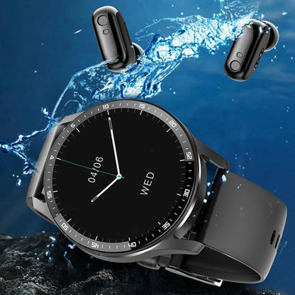 2-in-1 Smartwatch with TWS Bluetooth Earbuds