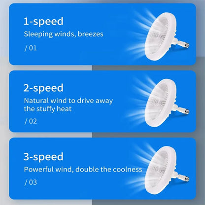 3-in-1 Aromatherapy LED Ceiling Fan Lamp
