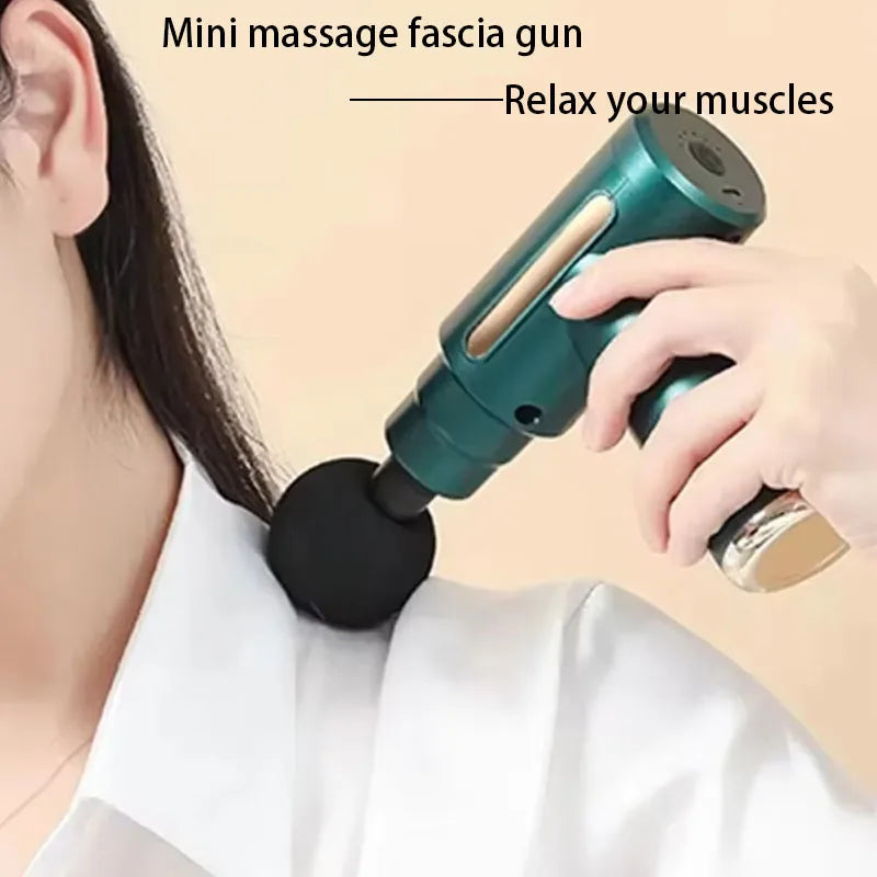Portable Fascia Massage Gun with LCD