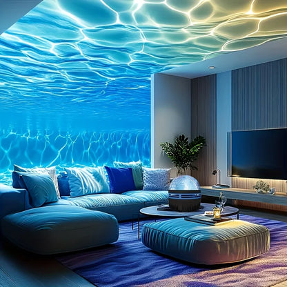 Water Wave LED Projector Light – 7 Color Modes,