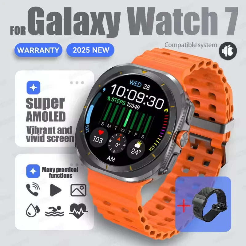 Samsung Ultra Watch 7 with GPS, NFC, 32GB & Bluetooth Calling
