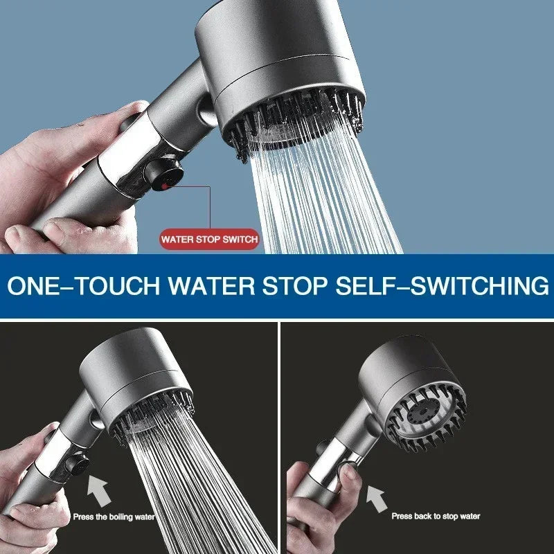 3-Mode Pressurized Shower Head