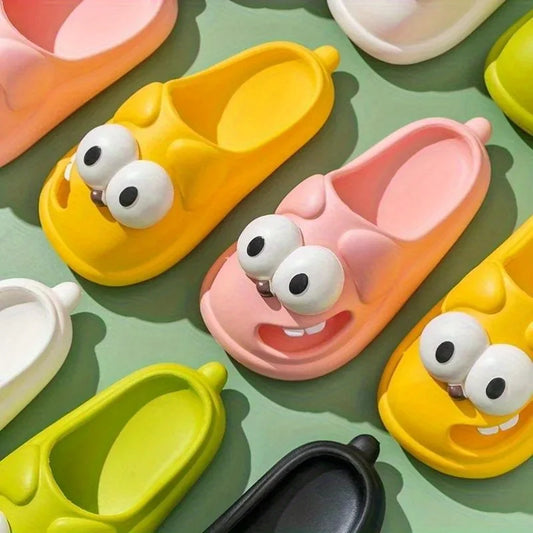 Funny Dog Face Slippers with Tongue