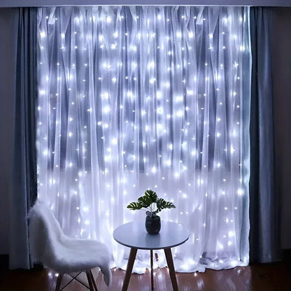 Remote Control USB LED Curtain Fairy Lights