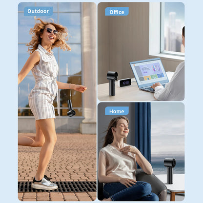 Mini Portable Fan, 1-100 Speeds, 4000mAh Rechargeable