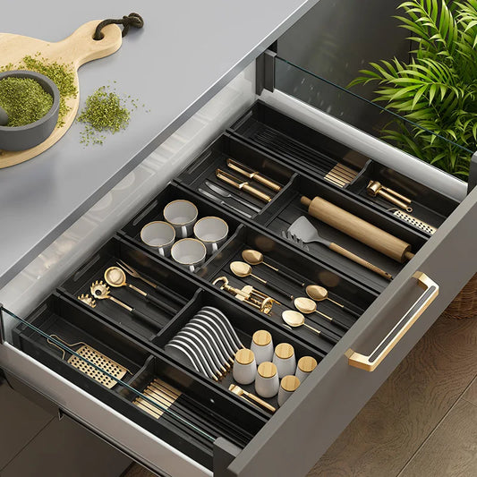 Adjustable Under Cabinet Dish Rack