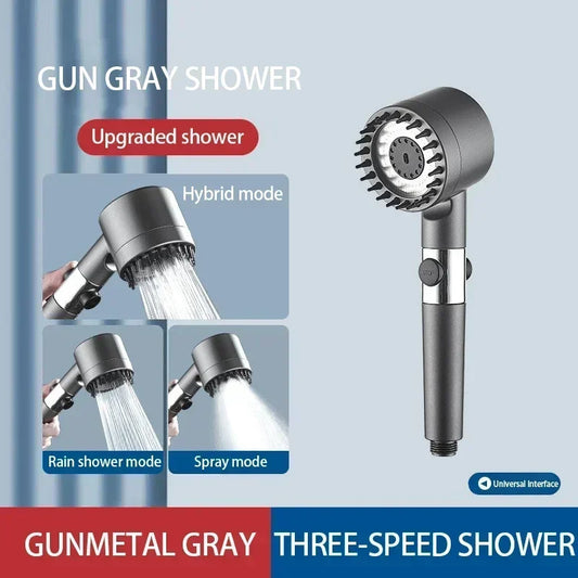 3-Mode Pressurized Shower Head