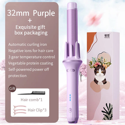 Pro Curling Iron with Auto Curl & Ion Tech