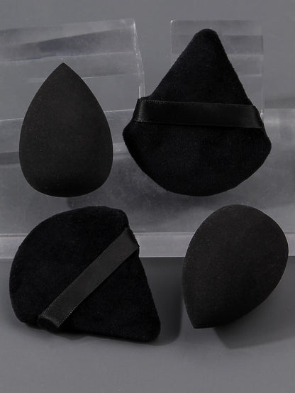 Portable 12PCS Makeup Brush & Sponge Egg Set