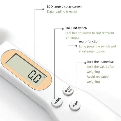 Digital Weighing Spoon  Precise Measuring for Kitchen & Coffee