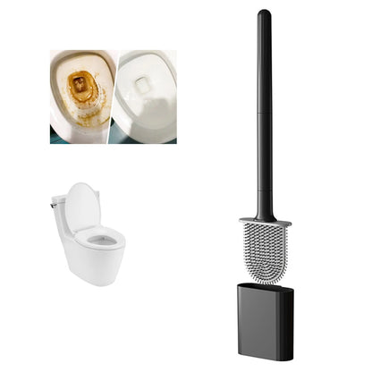 Silicone Toilet Bowl Brush with Long Handle