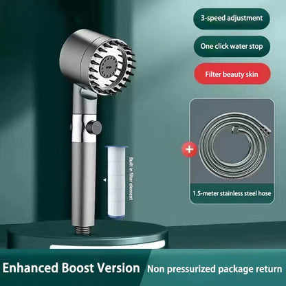 3-Mode Pressurized Shower Head