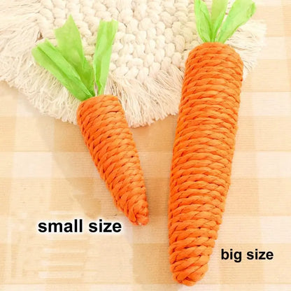 Bite Proof Carrot Cat Teaser Stick