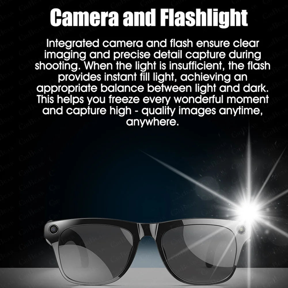 AI Smart Glasses with 100MP Camera