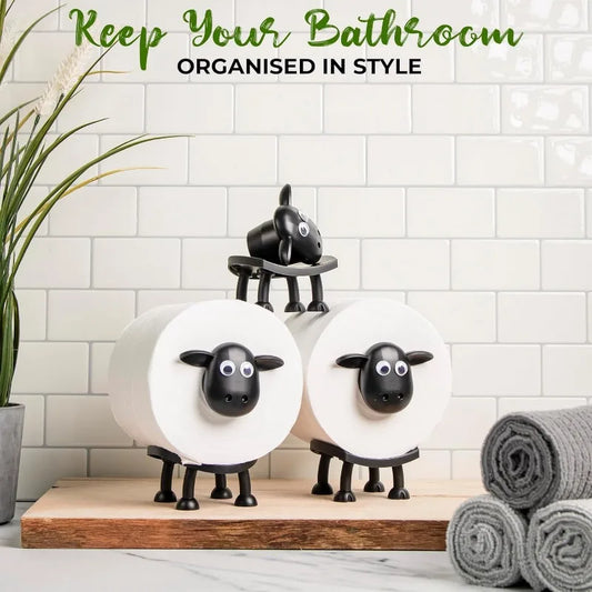 Black Sheep Toilet Paper Holder