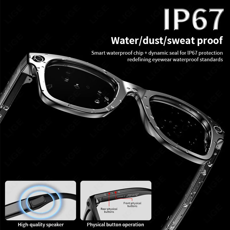 AI Smart Glasses with Camera & 60 Plus Features