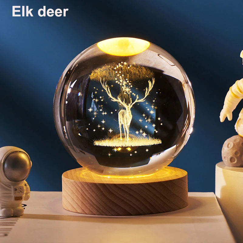 Solar System Ball Light Planets & Moon Design