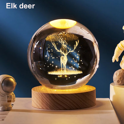 Solar System Ball Light Planets & Moon Design