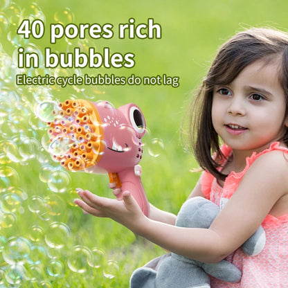 40-Hole Dinosaur Bubble Gun