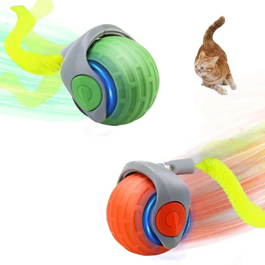 Speedy Tail 2.0 – Auto-Moving Ball with Replaceable Tail for Cats & Dogs