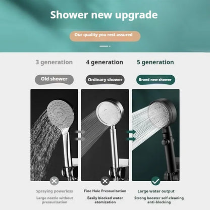 6 Spray Mode Rainfall Shower