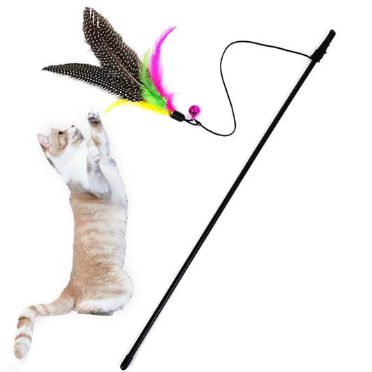 Cats Toys Feather Wand