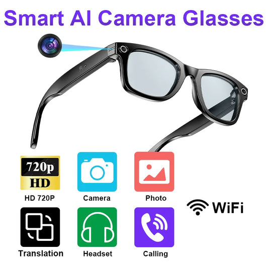 AI Smart Glasses with Camera & 60 Plus Features