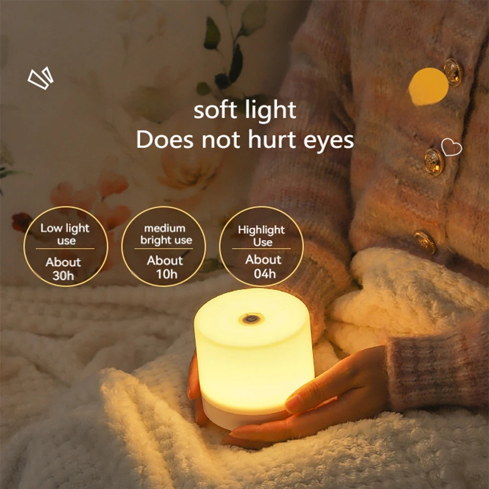 USB Touch Bedside Lamp